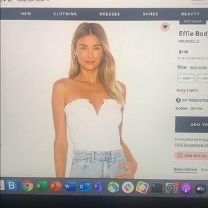 Majorelle Effie bodysuit from revolve